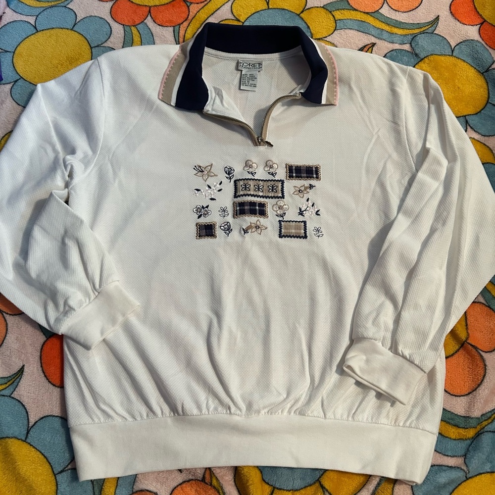 Vintage Grandma Quarterzip Pullover